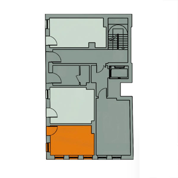 Frontansicht Wohnung 3