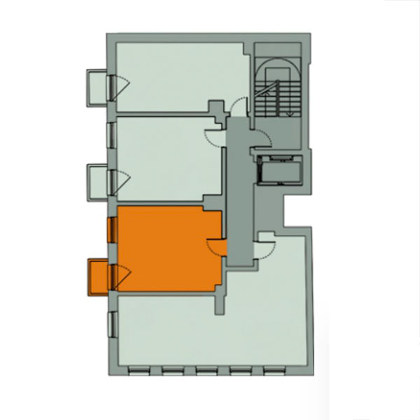 Frontansicht Wohnung 3