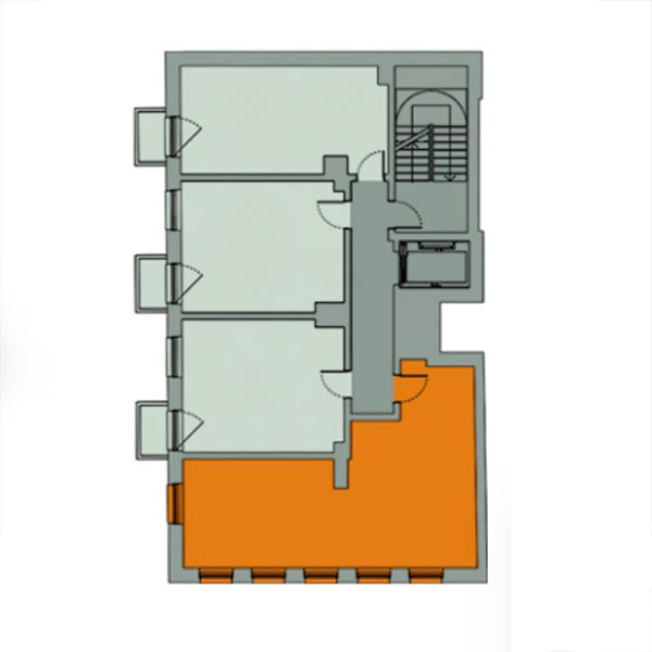 Frontansicht Wohnung 4